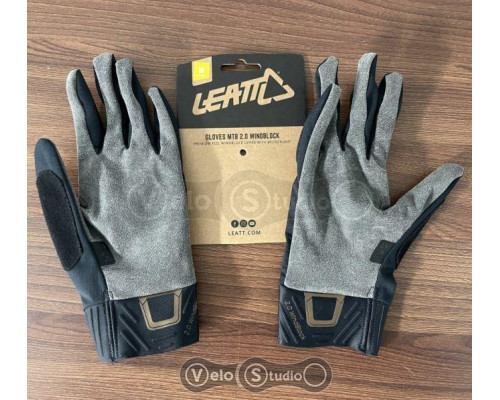 Зимові велоперчатки Leatt MTB 2.0 WindBlock Black розмір M