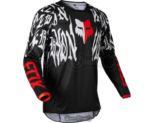 Джерсі FOX 180 Peril Jersey Black Red розмір M