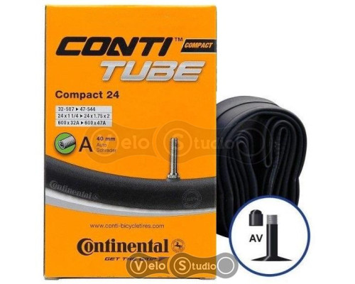 Камера Continental Compact 24x1.75-2.0 AV 40 мм
