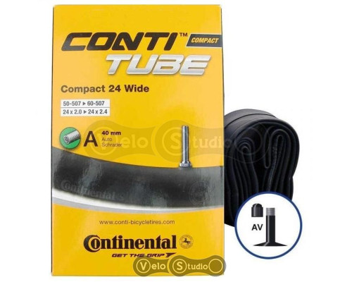 Камера Continental Compact 24x2.0-2.4 AV 40 мм