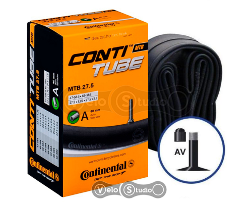 Камера Continental MTB 27,5x1.75-2.5 AV 40 мм