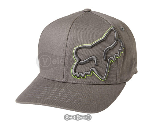 Кепка Fox Episcope Flexfit Hat Grey Yellow S/M