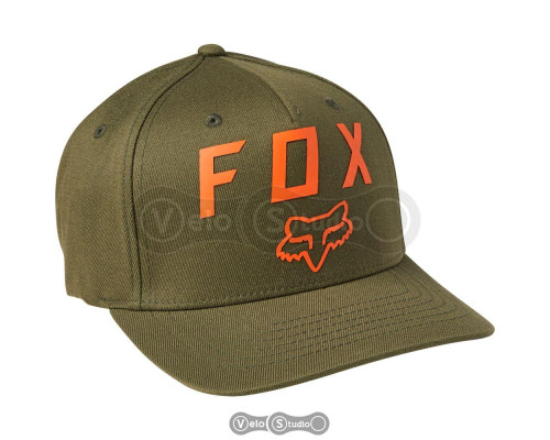 Кепка FOX Number 2 Flexfit 2.0 Hat Fatigue Green размер S/M