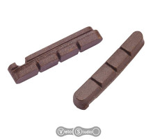 Колодки тормозные сменные Tektro P423.11 (Rubber) 55 мм под карбон