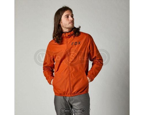 Куртка Fox Clean Up Windbreaker Burnt Orange размер L