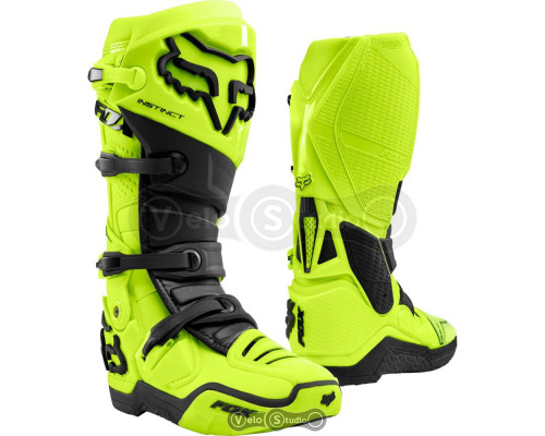 Мотоботы FOX Instinct Boot Flo Yellow US 14