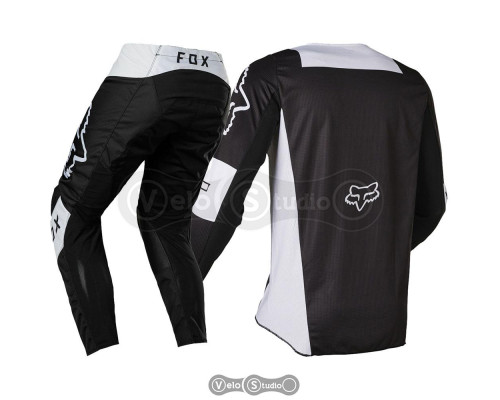 Мотокостюм FOX 180 Lux Black White розмір 32