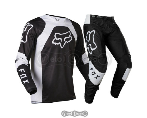 Мотокостюм FOX 180 Lux Black White розмір 32
