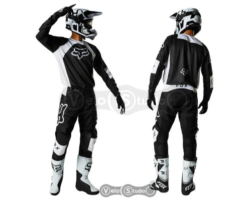 Мотокостюм FOX 180 Lux Black White розмір 32