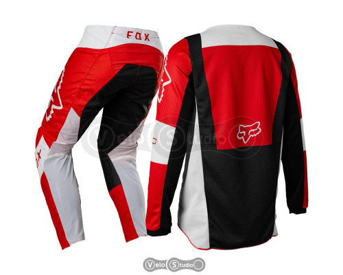 Мотокостюм FOX 180 Lux Flo Red размер 28