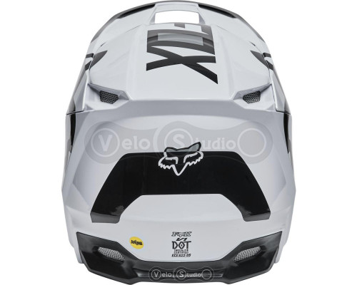 Мотошлем FOX V1 Mips Lux Black White L (59-60 см)