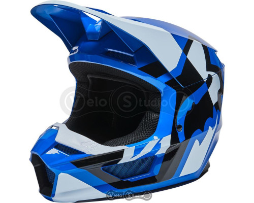 Мотошолом FOX V1 Mips Lux Blue S (55-56 см)