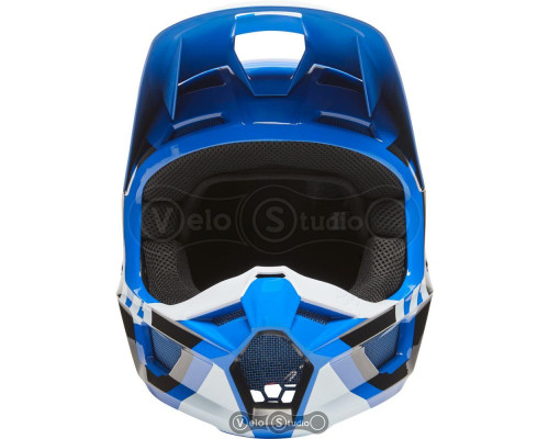 Мотошолом FOX V1 Mips Lux Blue S (55-56 см)