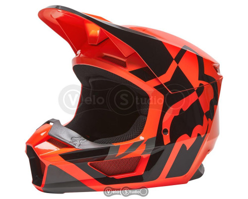Мотошолом FOX V1 Mips Lux Flo Orange XL (61-62 см)