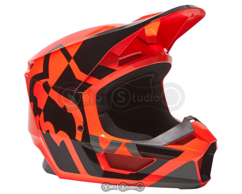 Мотошолом FOX V1 Mips Lux Flo Orange XL (61-62 см)