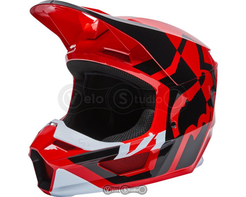 Мотошолом FOX V1 Mips Lux Flo Red L (59-60 см)