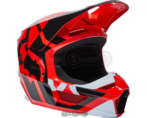 Мотошолом FOX V1 Mips Lux Flo Red L (59-60 см)