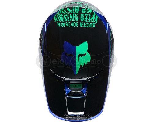 Мотошолом FOX V1 Mips Peril Blue XL (61-62 см)