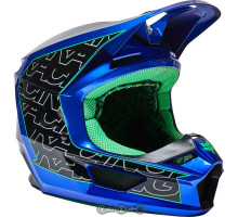 Мотошолом FOX V1 Mips Peril Blue XL (61-62 см)