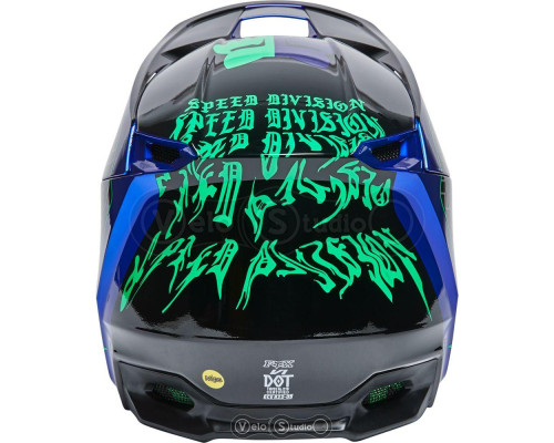 Мотошолом FOX V1 Mips Peril Blue XL (61-62 см)