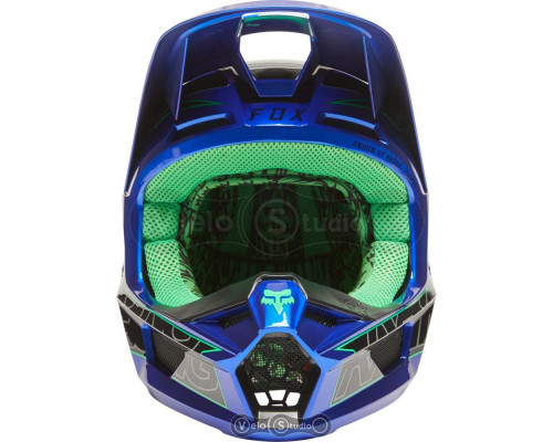 Мотошолом FOX V1 Mips Peril Blue XL (61-62 см)