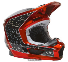 Мотошолом FOX V1 Mips Peril Flo Red S (55-56 см)