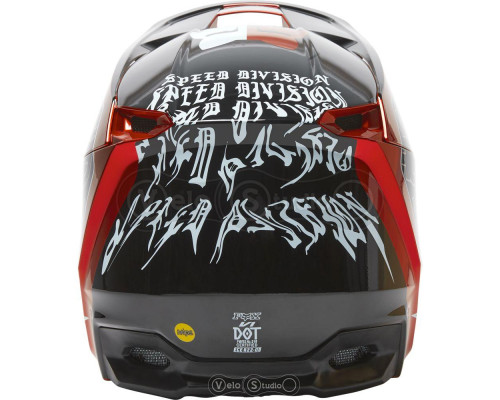 Мотошолом FOX V1 Mips Peril Flo Red S (55-56 см)