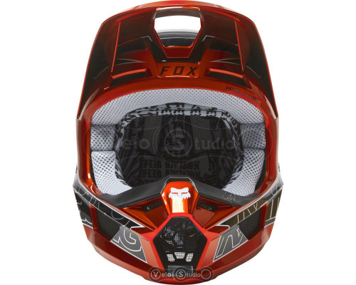 Мотошолом FOX V1 Mips Peril Flo Red S (55-56 см)