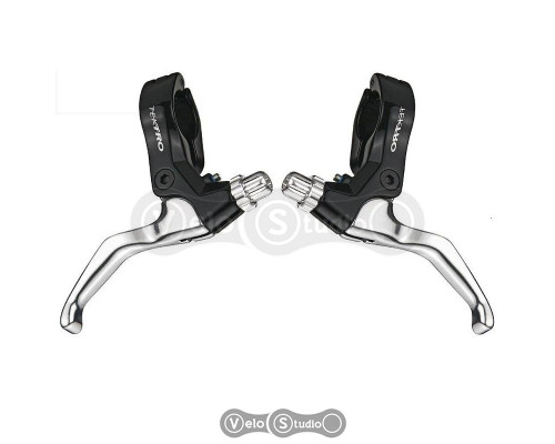 Ручки тормоза Tektro XL510ARL серебро, левая и правая