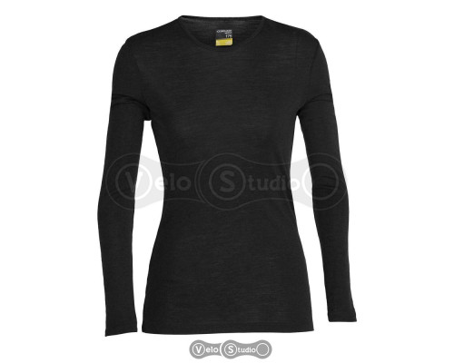 Термофутболка Icebreaker 175 Everyday LS Crewe WMN Black M