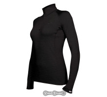Термофутболка Icebreaker BF 150 LS Atlas Zip WMN black L