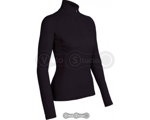 Термофутболка Icebreaker BF 200 Chakra Zip WMN black L