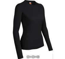 Термофутболка Icebreaker BF 200 Oasis LS Crewe WMN black L