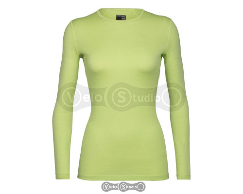 Термофутболка женская Icebreaker 200 Oasis LS Crewe Aloe XS