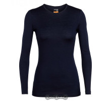 Термофутболка жіноча Icebreaker 200 Oasis LS Crewe Midnight Navy S