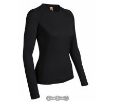 Термофутболка жіноча Icebreaker BF 200 Oasis Crewe WMN black M