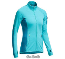 Термокофта Icebreaker Atom LS Zip WMN aquamarine/alpine/alpine S