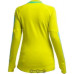 Термокофта Icebreaker Atom LS Zip WMN chartreuse/glacier/white M