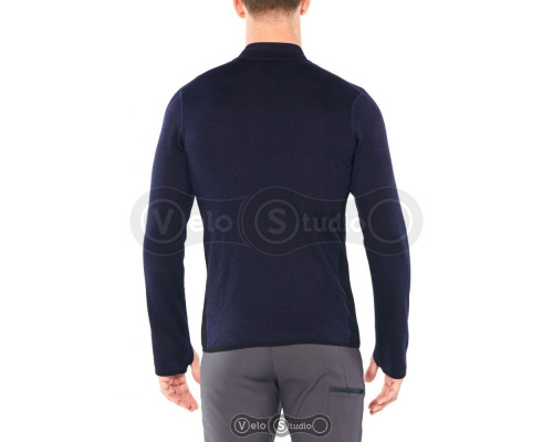 Термокофта Icebreaker Elemental LS Zip MEN Midnight Navy/Black M