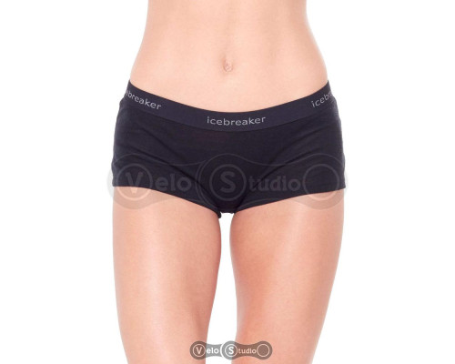 Термошорти жіночі Icebreaker 175 Everyday Boy shorts Black XS