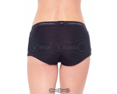 Термошорти жіночі Icebreaker 175 Everyday Boy shorts Black XS