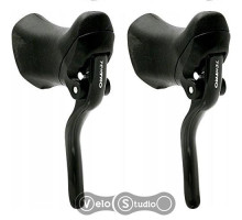 Тормозные шоссейные ручки TEKTRO RL341 черные пара