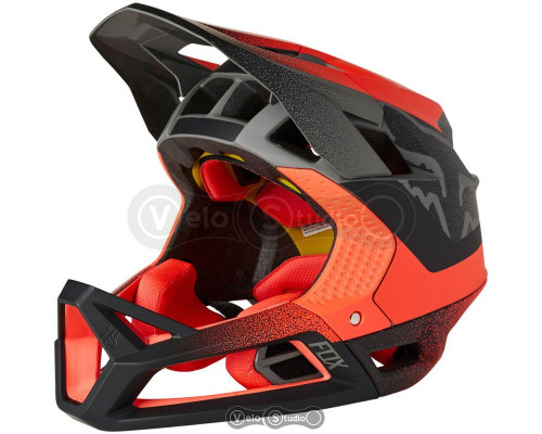 Вело шлем FOX Proframe Vapor Mips White/Red/Black размер L (58-61 см)