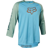 Велоджерсі FOX Ranger 3/4 Jersey Sulphur Blue розмір M