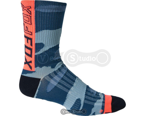 Велоноски FOX 6 Ranger Blue Camo S/M ( 38-42 размер)