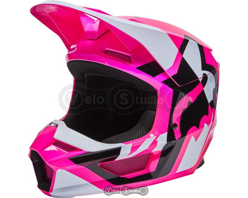 Жіночий мотошолом FOX V1 Mips Lux Pink M (57-58 см)