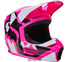 Жіночий мотошолом FOX V1 Mips Lux Pink M (57-58 см)