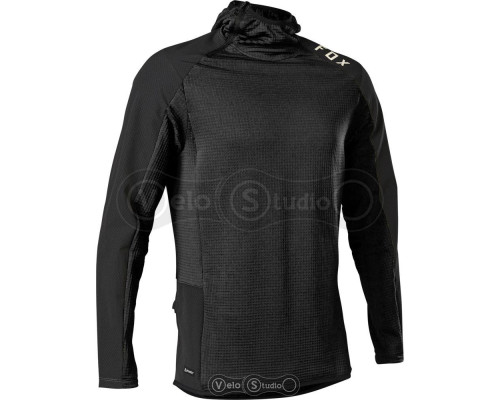 Зимняя термоджерси FOX Defend Thermo Hoodie Black размер S