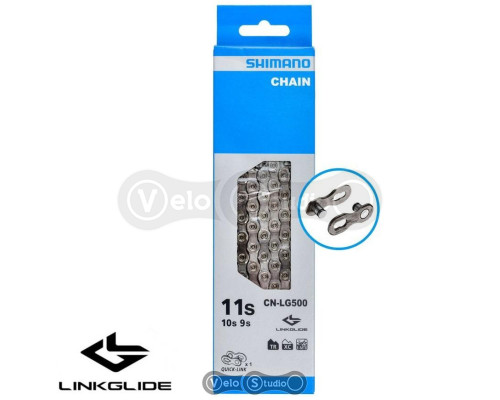 Цепь Shimano CN-LG500 Linkglide 10/11 скоростей 126 звеньев
