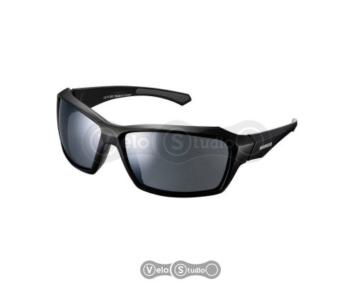 Очки Shimano Pulsar зеркальные, чёрные матовые
